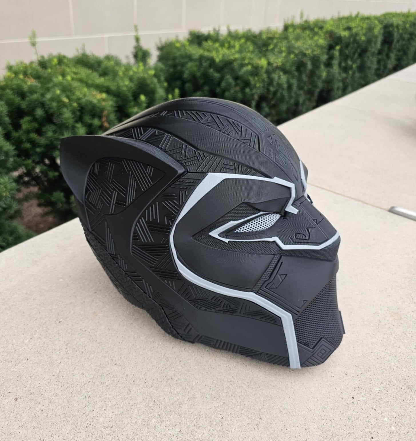 black pathr motorcycle helmet Black Panther Helmet/Mask