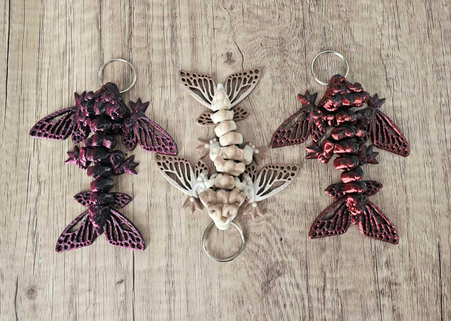 Butterfly Dragon Keychain